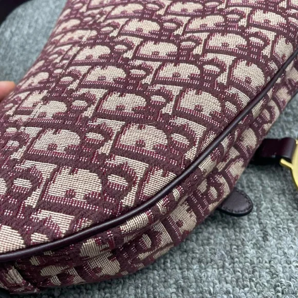 100% Authentic Dior Saddle Small Cloth Crossbody Bag - Picture 4 of 16